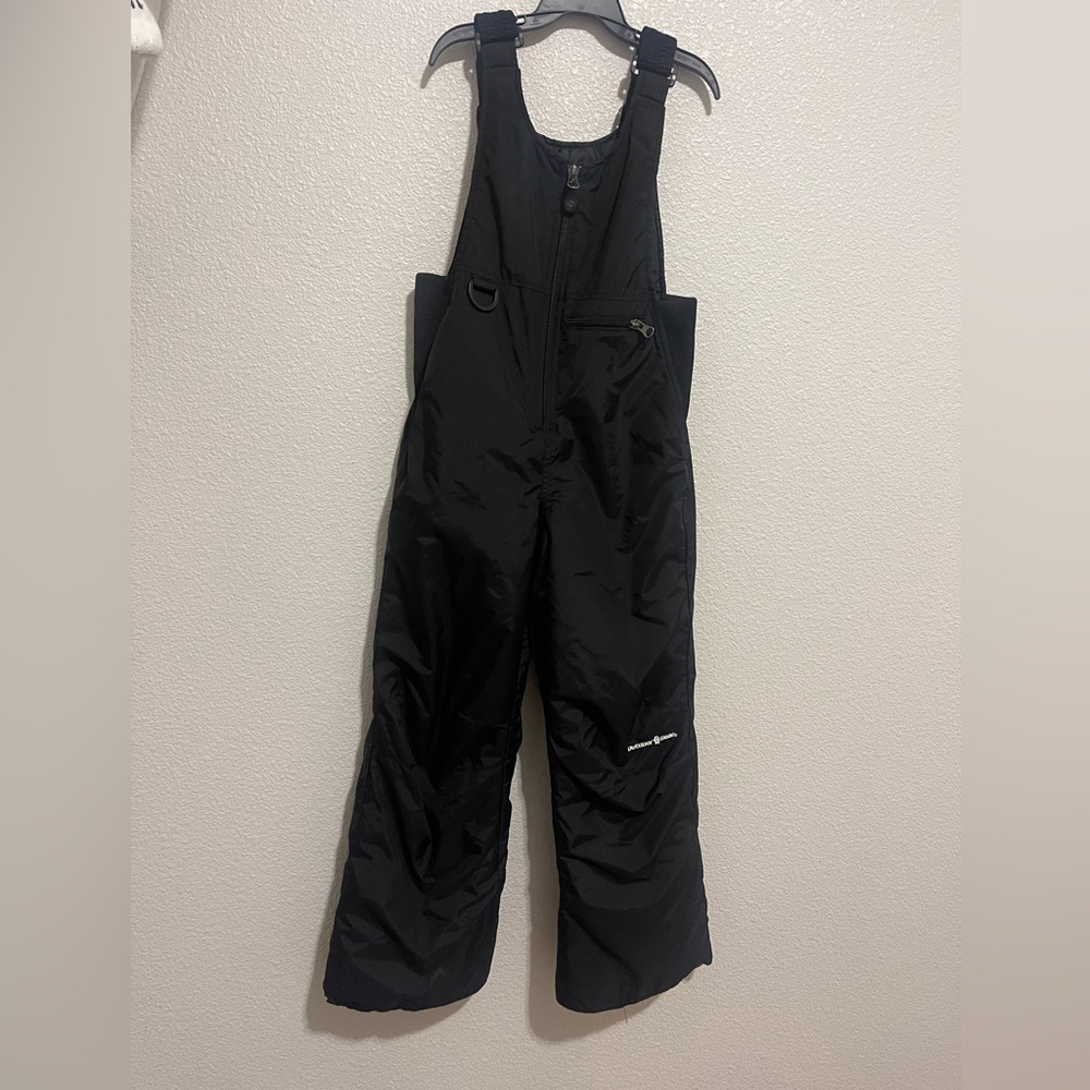 Kids Black Snow Bib
